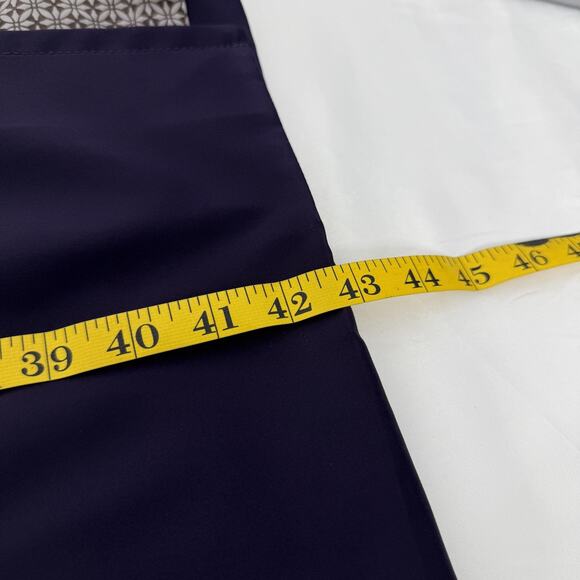 Cole Haan Coat Womens 12 Purple Thermore Insulated Long Button Trench Jacket - Picture 8 of 8